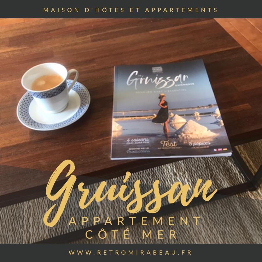 Retromirabeau "Cote Mer" - 29M2 - Lumineux - Terrasse Loggia - Vue Marina - Parking Securise - 2 A 3 Pers - Emplacement Top - Cheques Vacances Connect Грюїссан Екстер'єр фото