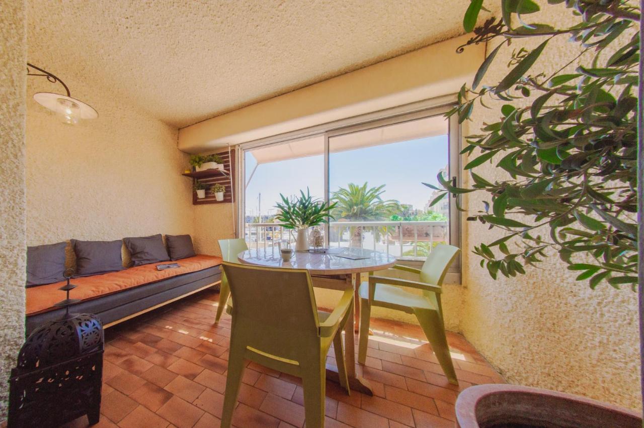 Retromirabeau "Cote Mer" - 29M2 - Lumineux - Terrasse Loggia - Vue Marina - Parking Securise - 2 A 3 Pers - Emplacement Top - Cheques Vacances Connect Грюїссан Екстер'єр фото