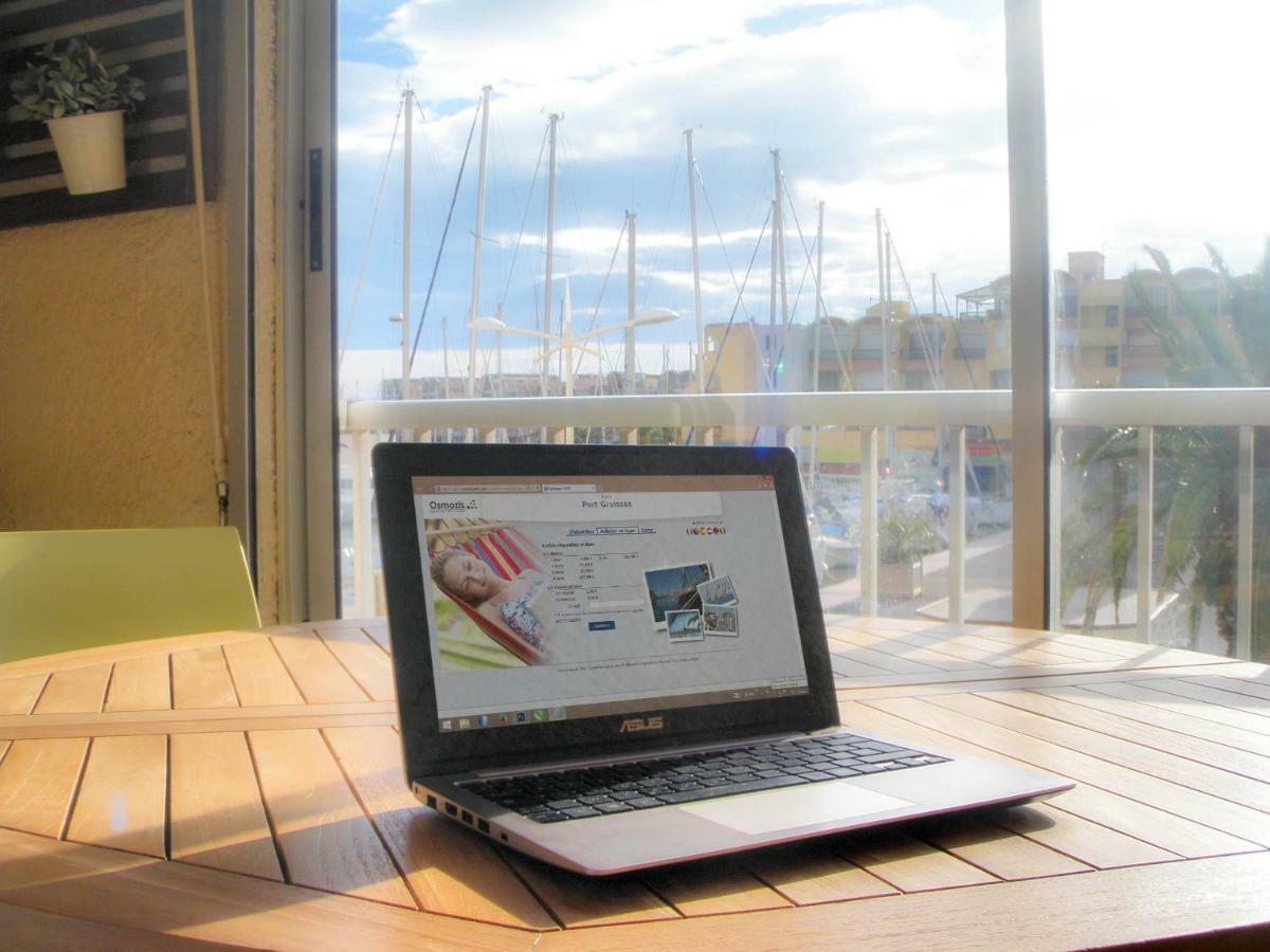 Retromirabeau "Cote Mer" - 29M2 - Lumineux - Terrasse Loggia - Vue Marina - Parking Securise - 2 A 3 Pers - Emplacement Top - Cheques Vacances Connect Грюїссан Екстер'єр фото